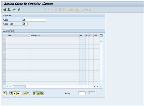 wb77|WB77 (Display assortments to classes) TCode in SAP.